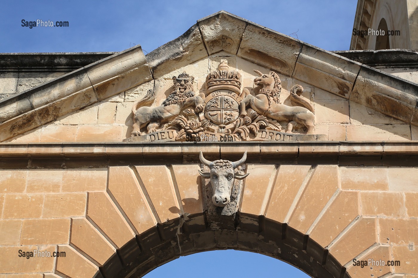 PORTE DE LA VILLE DE BIRGU, 3 CITES, MALTE 