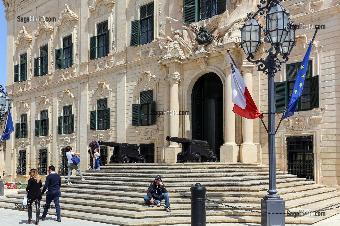 AUBERGE DE CASTILLE, PALAIS DU 1ER MINISTRE, LA VALETTE, MALTE 