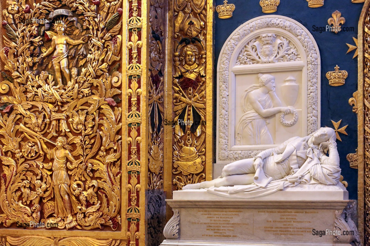 CHAPELLE DE LA LANGUE ANGLO BAVAROISE, CO CATHEDRALE SAINT JEAN, LA VALETTE, MALTE 