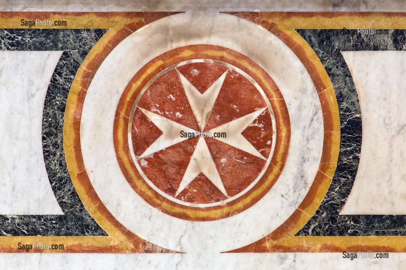 CROIX DE MALTE, CO CATHEDRALE ST JEAN, LA VALETTE, MALTE 