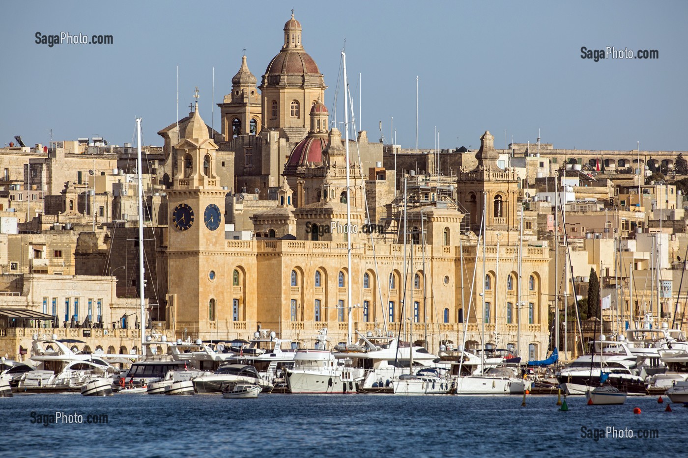 MUSEE DE LA MARINE MARINA DE VITTORIOSA, YACHTS GRAND PORT DE LA VALETTE, MALTE 