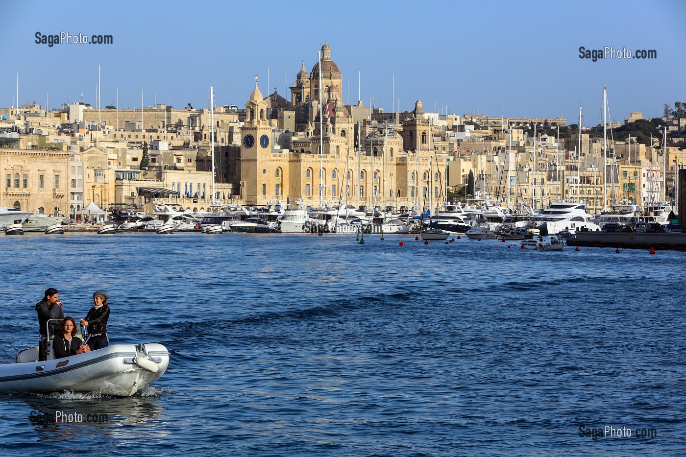 SENGLEA, GRAND PORT DE LA VALETTE, MALTE 