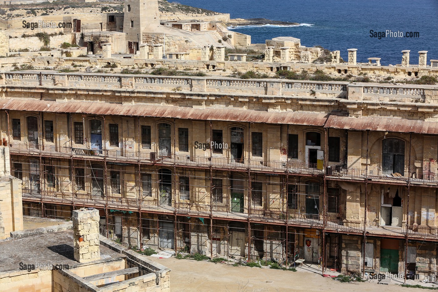 FORT SANT ELMO, FORT SAINT ELME, LA VALETTE, MALTE 