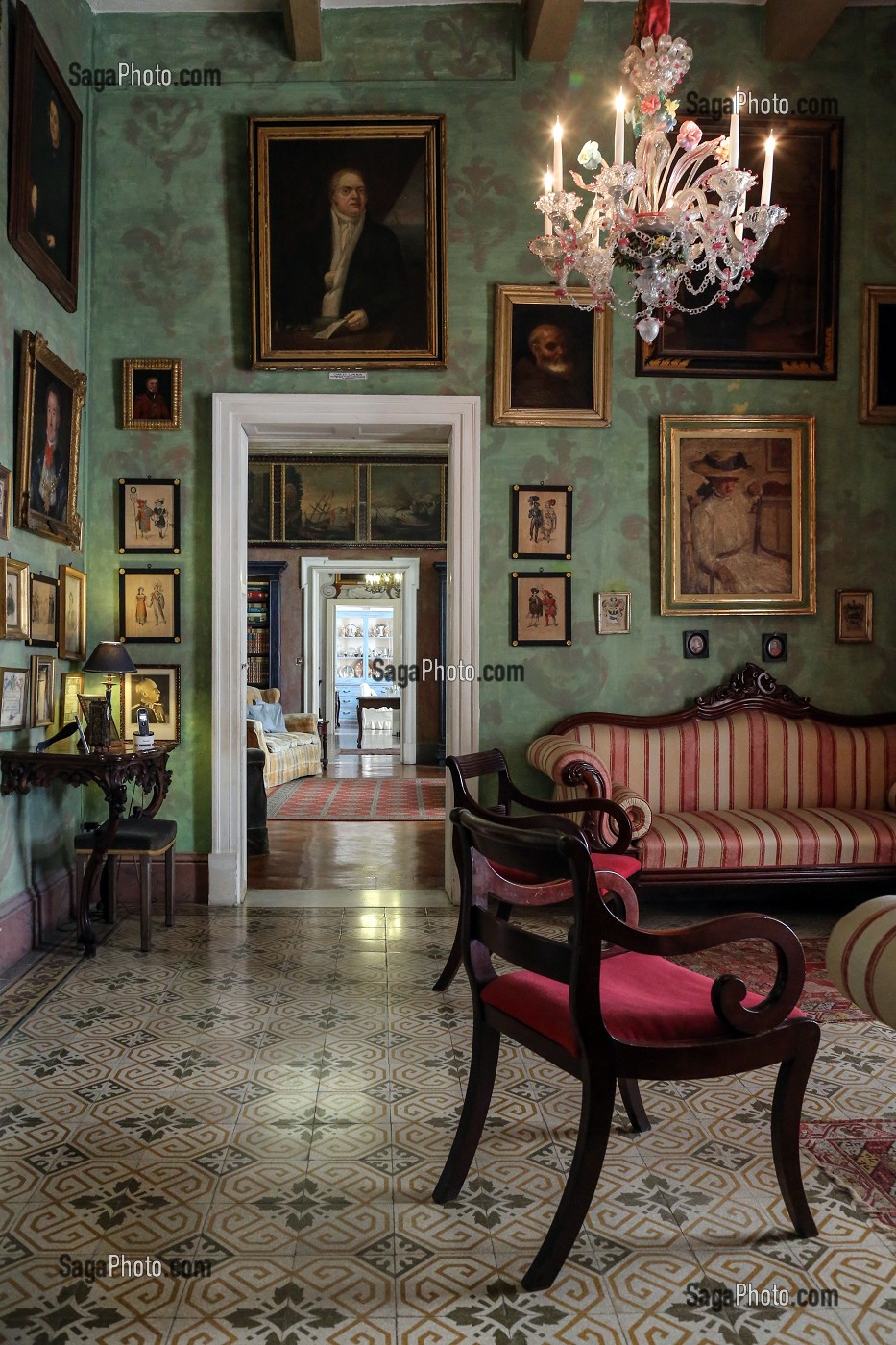 LE SALON VERT, CASA ROCCA PICCOLA, LA VALETTE, MALTE 