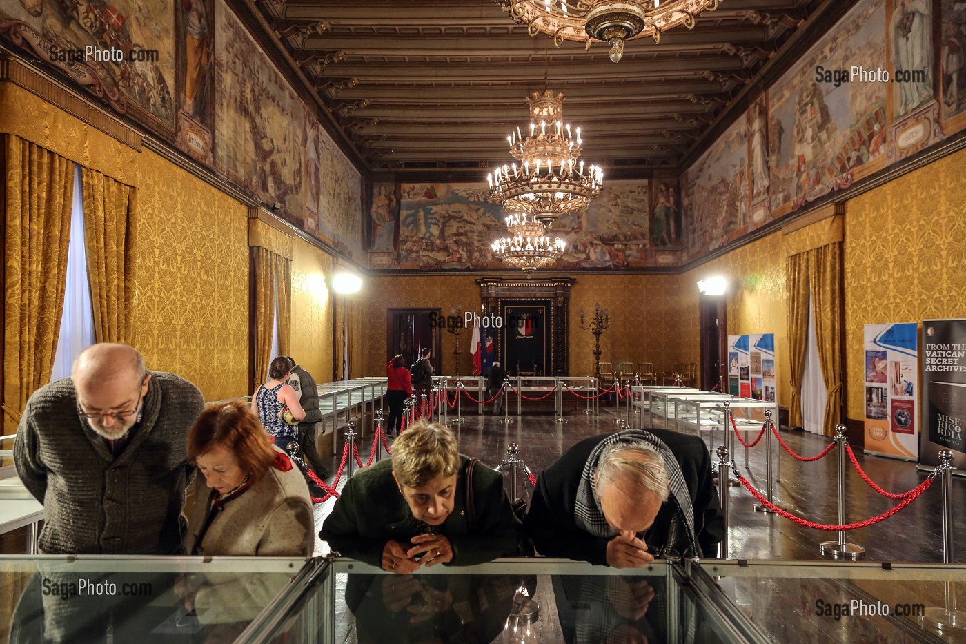 SALLE DU CONSEIL DU GRAND MAITRE, PALAIS DES GRANDS MAITRES, LA VALETTE, MALTE 