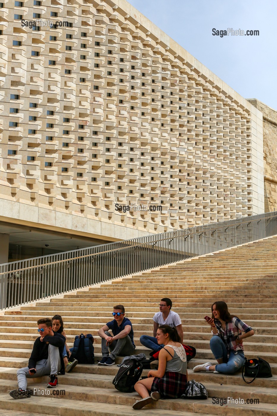 NOUVEAU PARLEMENT DE MALTE REALISE PAR RENZO PIANO, LA VALETTE, MALTE 