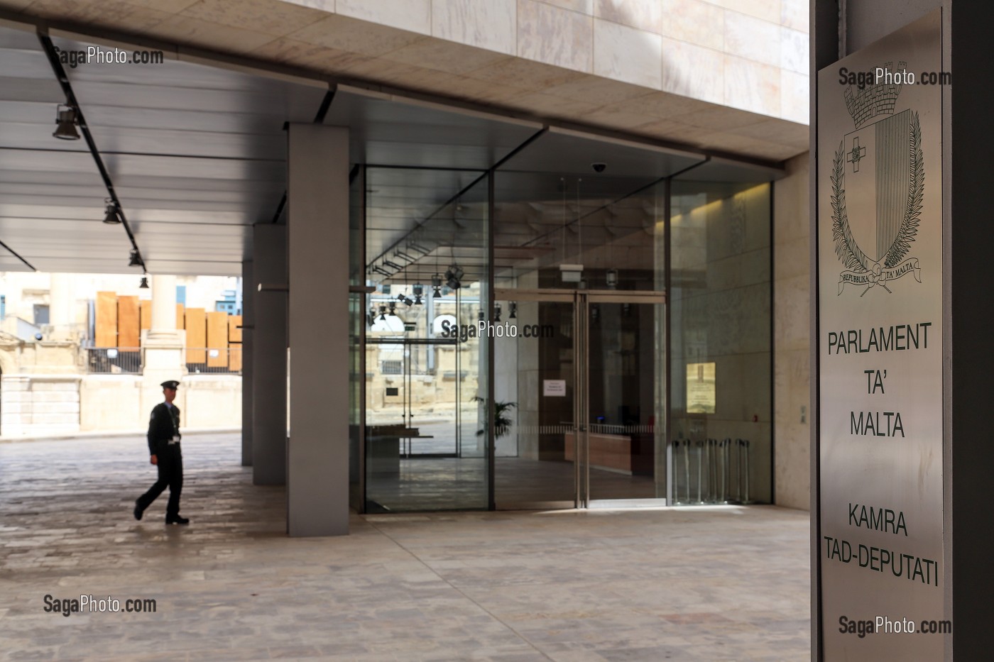 NOUVEAU PARLEMENT DE MALTE REALISE PAR RENZO PIANO, LA VALETTE, MALTE 