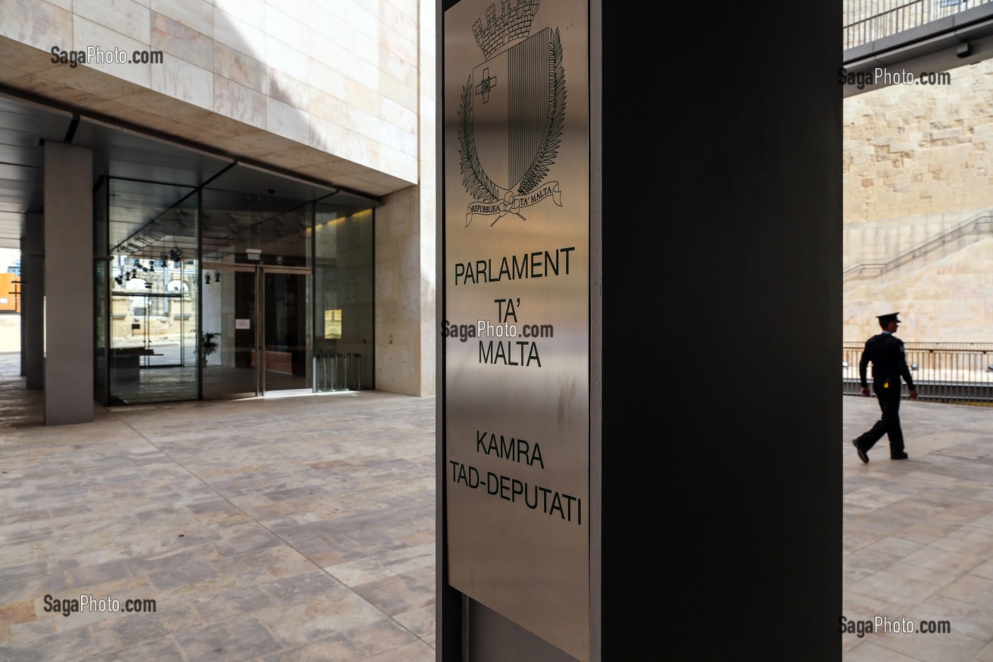 NOUVEAU PARLEMENT DE MALTE REALISE PAR RENZO PIANO, LA VALETTE, MALTE 