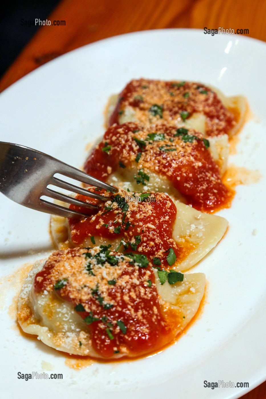 RAVIOLIS, CUISINE MALTAISE, VICTORIA, RABAT, ILE DE GOZO, MALTE 