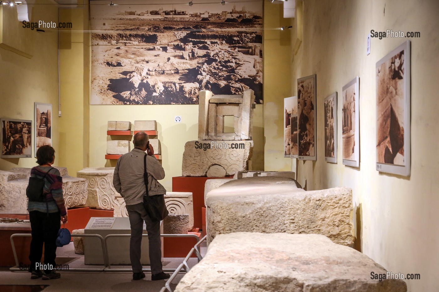 TOMBES NEOLITIQUES, MUSEE NATIONAL D'ARCHEOLOGIE, LA VALETTE, MALTE 