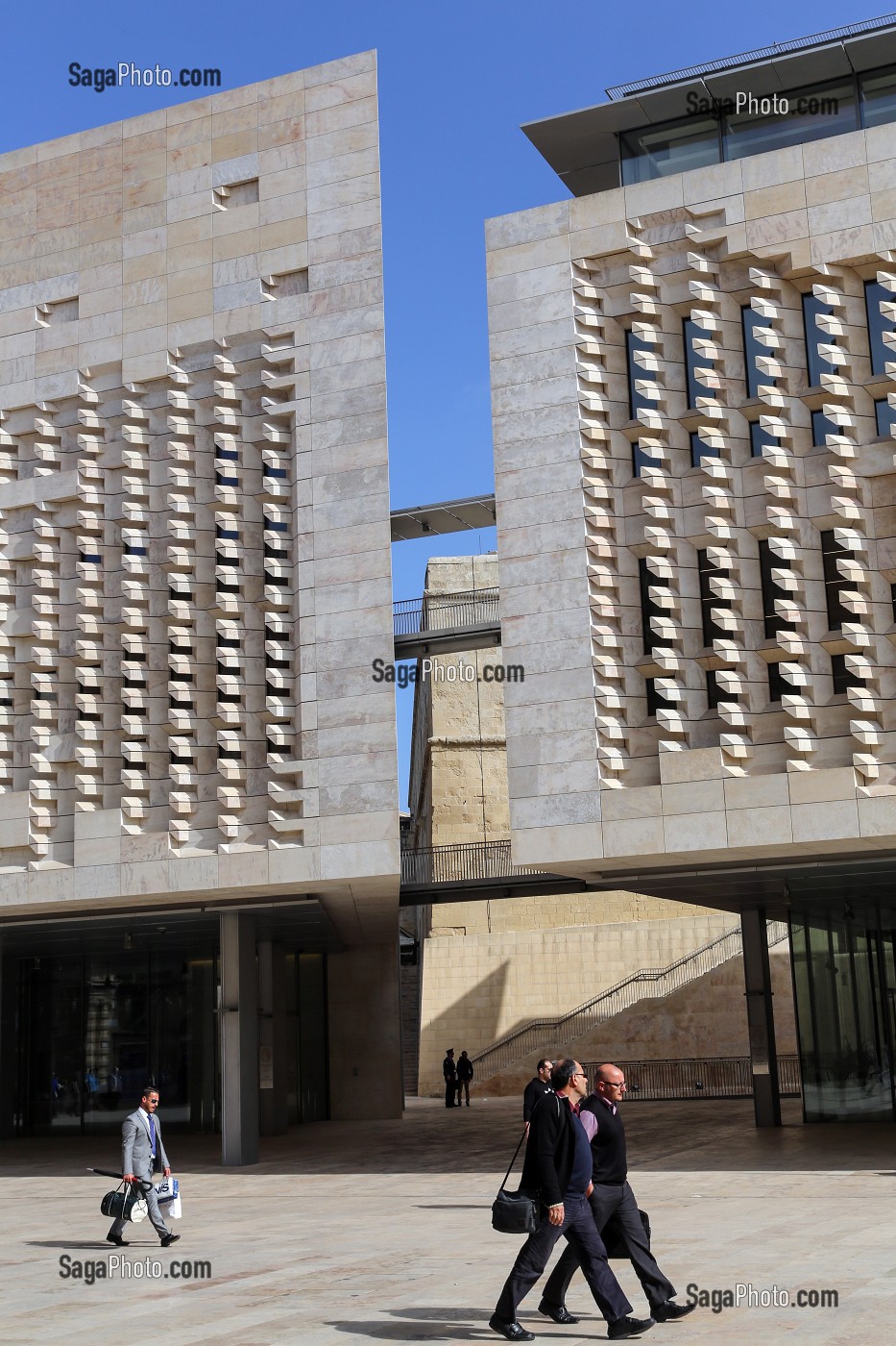 NOUVEAU PARLEMENT DE MALTE REALISE PAR RENZO PIANO, LA VALETTE, MALTE 