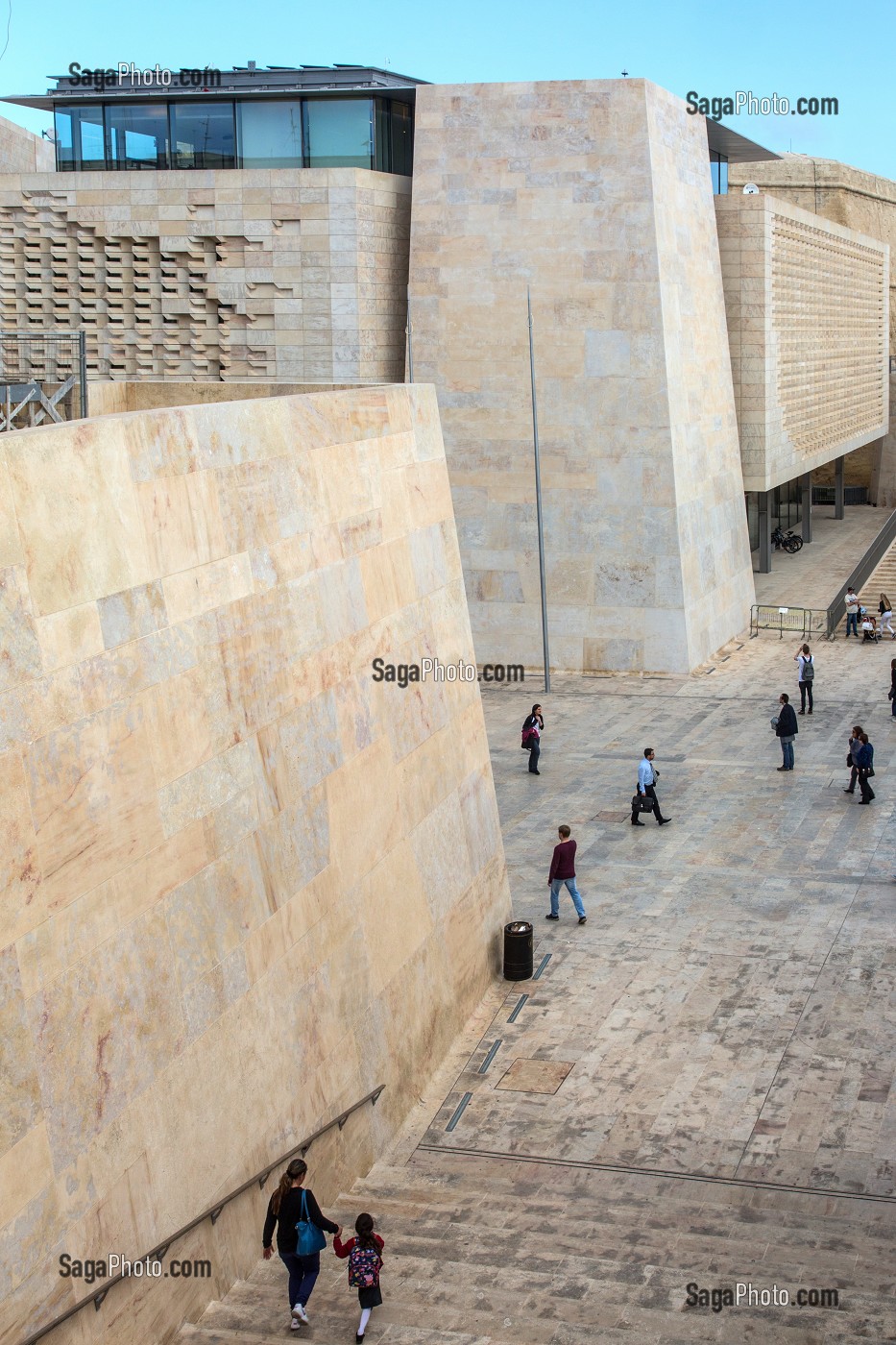 NOUVEAU PARLEMENT DE MALTE REALISE PAR RENZO PIANO, LA VALETTE, MALTE 