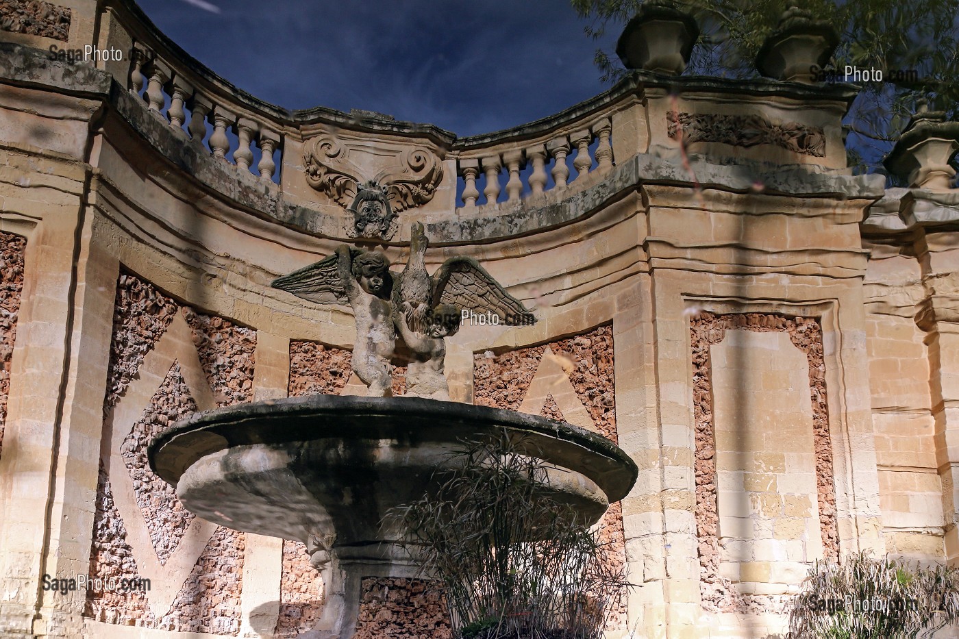 JARDINS SAN ANTON, RESIDENCE PRESIDENTIELLE, LA VALETTE, MALTE 