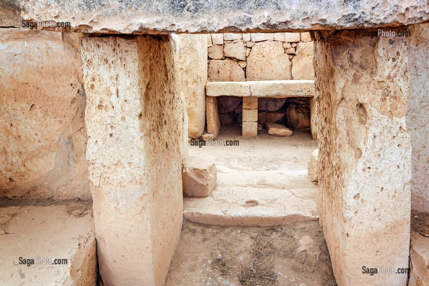 TEMPLES MEGALITHIQUES D'HAGAR QIM, INSCRITS AU PATRIMOINE MONDIAL DE L'UNESCO, MALTE 