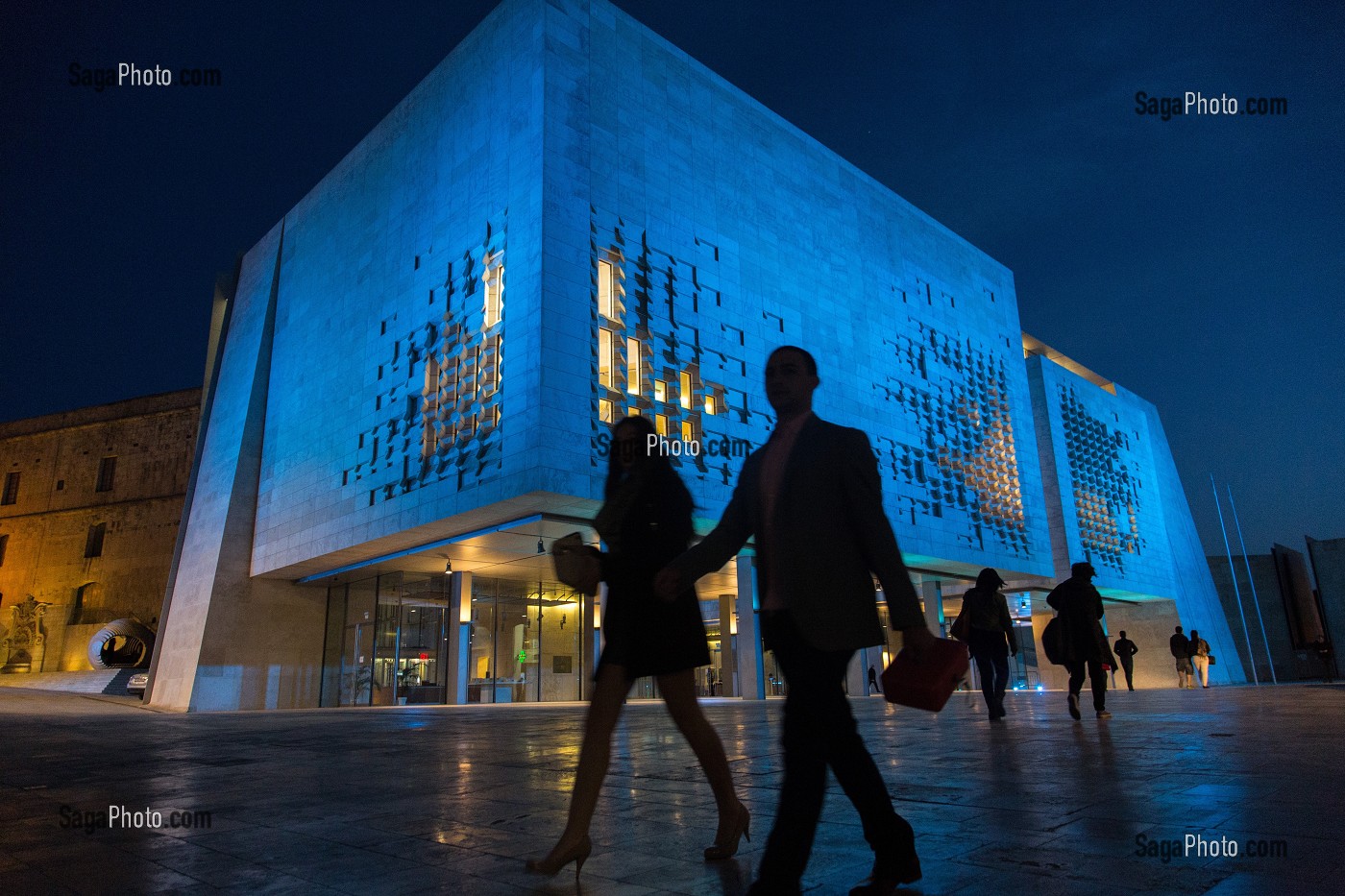 NOUVEAU PARLEMENT DE MALTE REALISE PAR RENZO PIANO, LA VALETTE, MALTE 