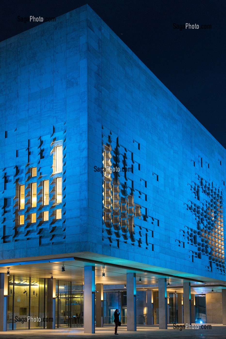 NOUVEAU PARLEMENT DE MALTE REALISE PAR RENZO PIANO, LA VALETTE, MALTE 