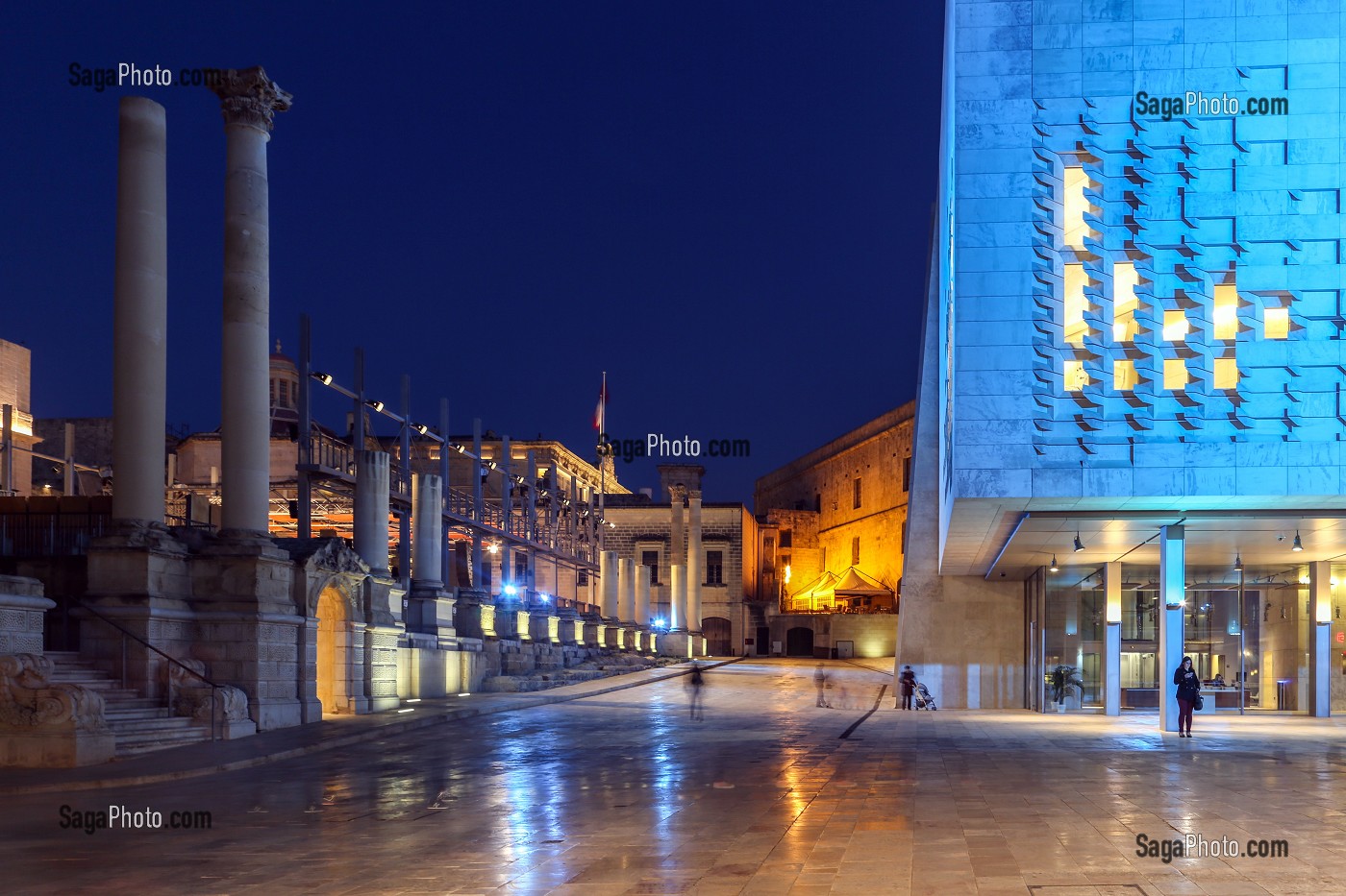 NOUVEAU PARLEMENT DE MALTE REALISE PAR RENZO PIANO, LA VALETTE, MALTE 