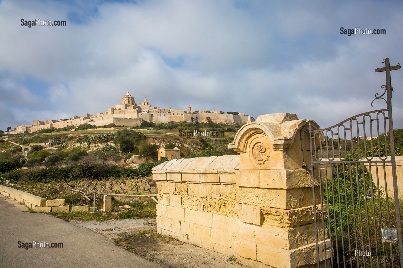 CATHEDRALE SAINT PIERRE ET SAINT PAUL DE MDINA, ANCIENNE VILLE MEDIEVALE FORTIFIEE ET ANCIENNE CAPITALE DE MALTE, MDINA, MALTE 