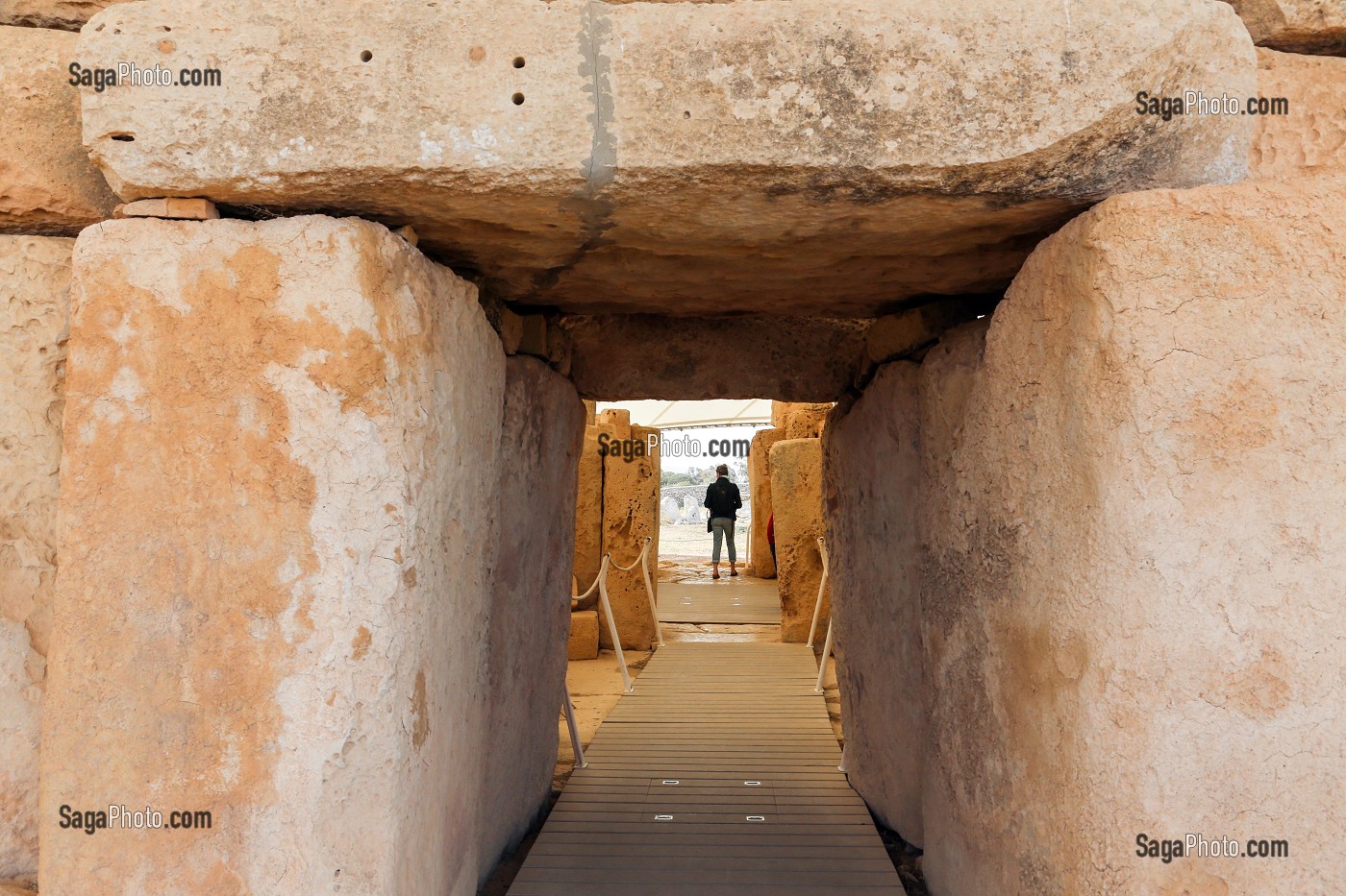 TEMPLES MEGALITHIQUES D'HAGAR QIM, INSCRITS AU PATRIMOINE MONDIAL DE L'UNESCO, MALTE 