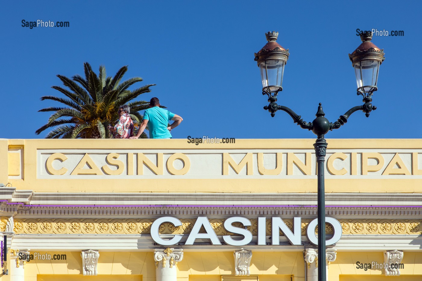 FACADE DU CASINO D'AJACCIO, CORSE DU SUD (2A), FRANCE 