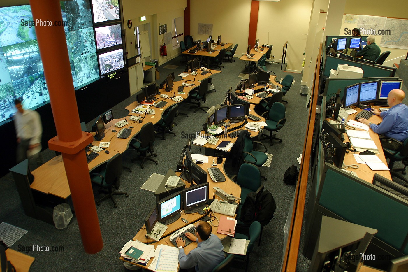 SALLE DE REGULATION DU TRAFIC LONDRES 