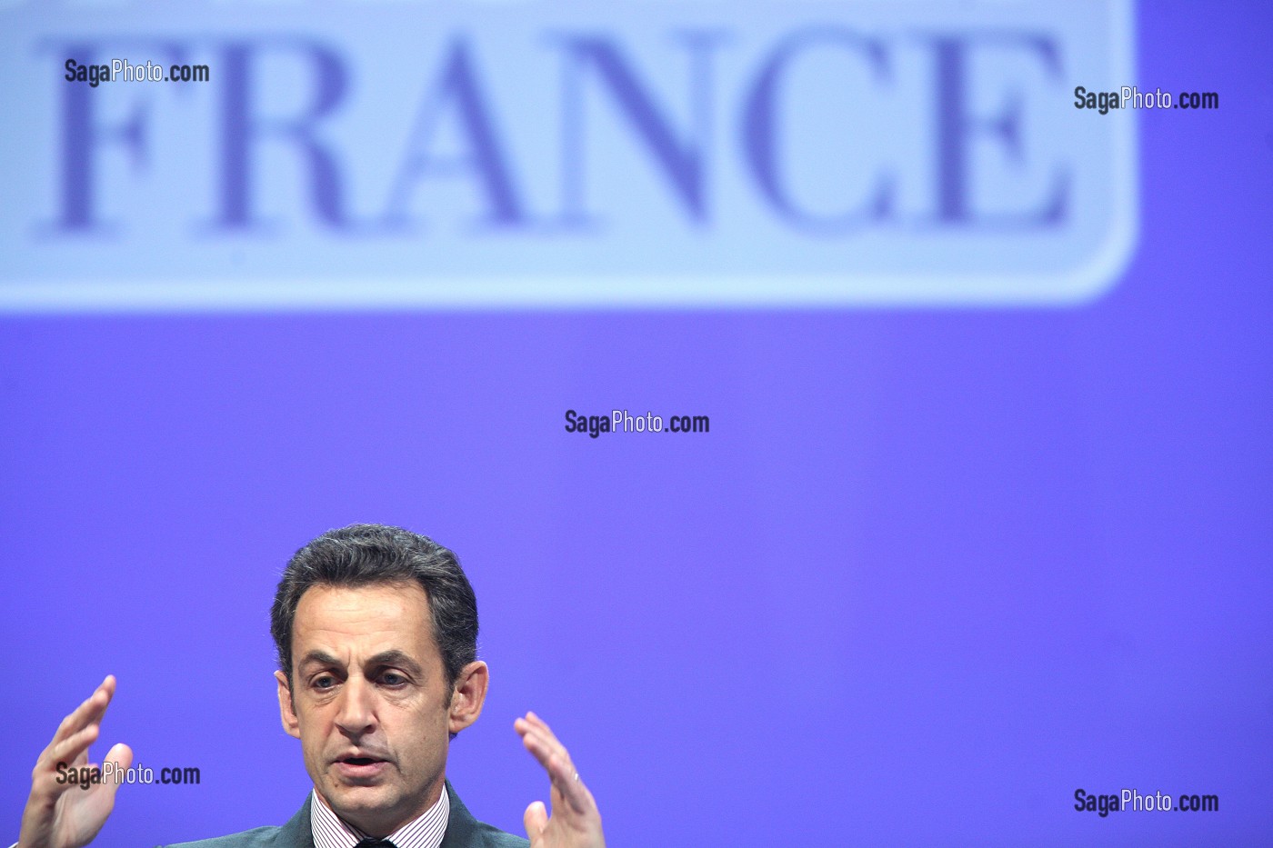 NICOLAS SARKOZY, PRESIDENT DE LA REPUBLIQUE, 91 EME CONGRES DES MAIRES ET PRESIDENTS DE COMMUNAUTES DE FRANCE 