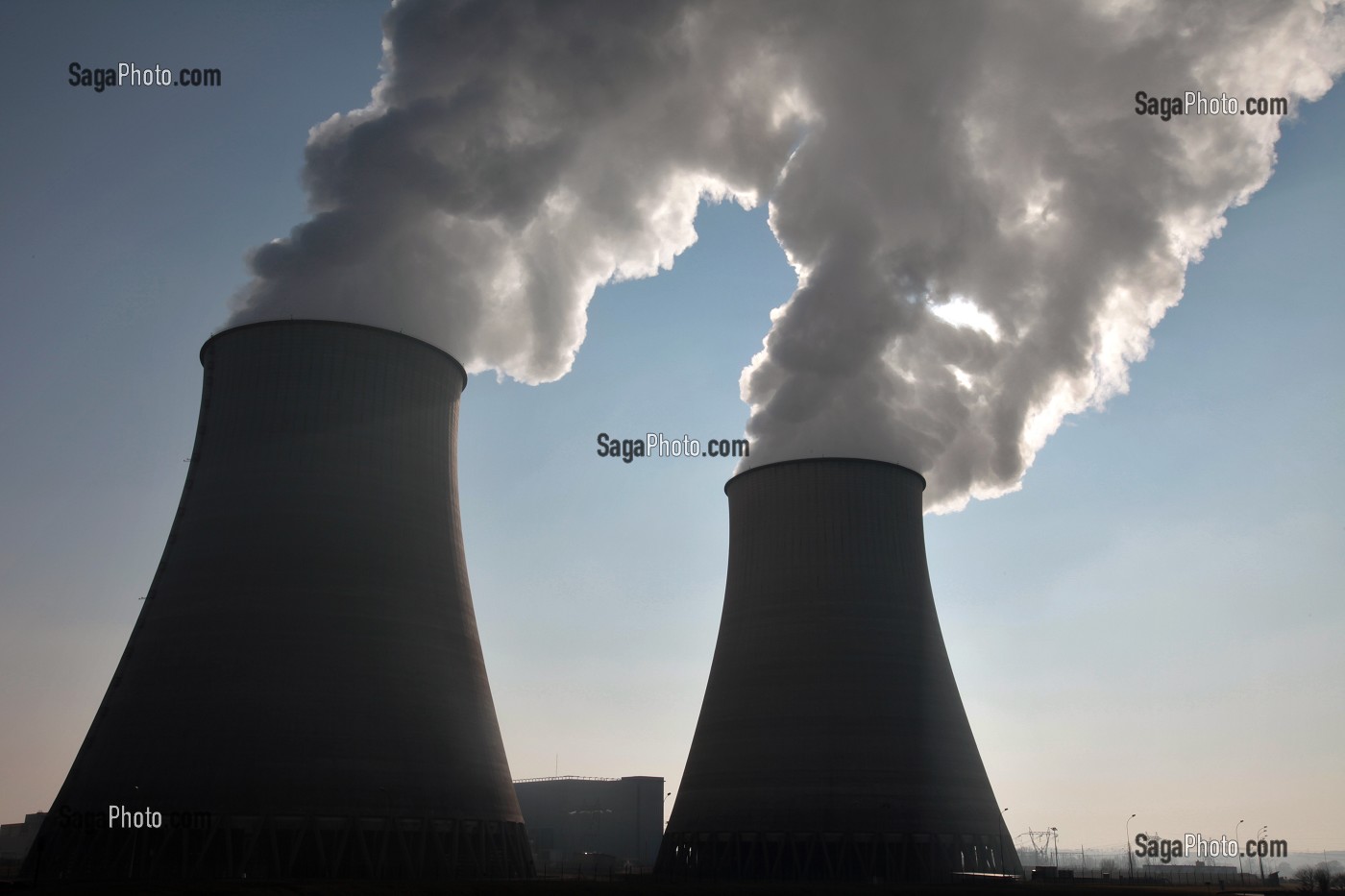 CENTRALE NUCLEAIRE, CENTRE NUCLEAIRE DE PRODUCTION D'ELECTRICITE DE BELLEVILLE SUR LOIRE, CHER, CENTRE, CENTRE-VAL DE LOIRE, FRANCE 