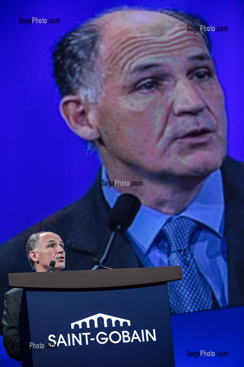 PIERRE ANDRE DE CHALENDAR, PRESIDENT DIRECTEUR GENERAL DE SAINT GOBAIN, ASSEMBLEE GENERALE 2010, PARIS, LE 03 JUIN 2010 