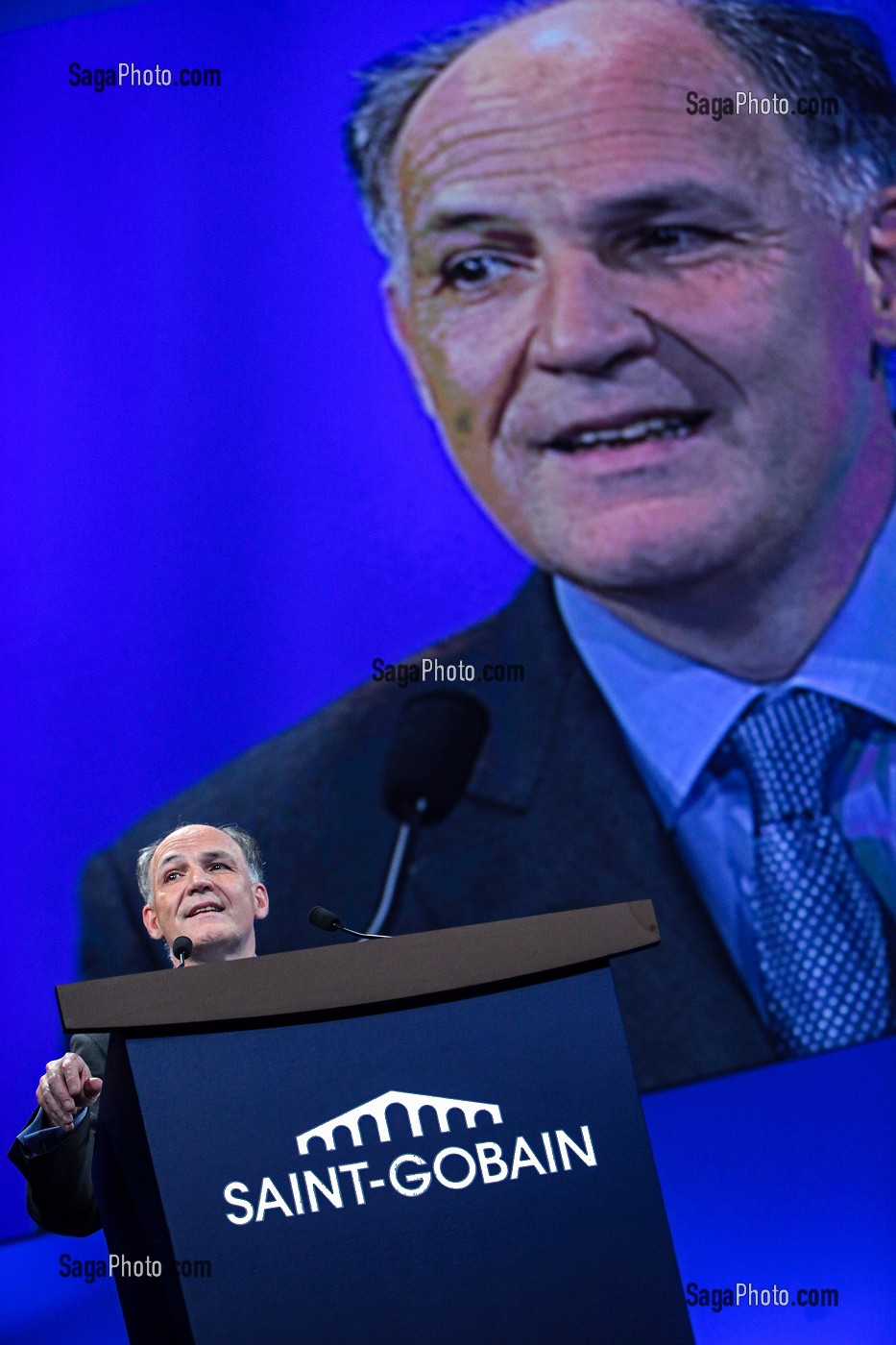 PIERRE ANDRE DE CHALENDAR, PRESIDENT DIRECTEUR GENERAL DE SAINT GOBAIN, ASSEMBLEE GENERALE 2010, PARIS, LE 03 JUIN 2010 