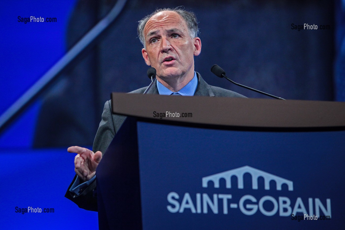 PIERRE ANDRE DE CHALENDAR, PRESIDENT DIRECTEUR GENERAL DE SAINT GOBAIN, ASSEMBLEE GENERALE 2010, PARIS, LE 03 JUIN 2010 
