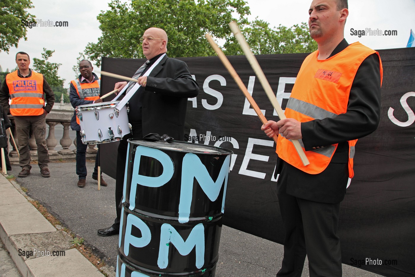 MANIFESTATION NATIONALE DES POLICIERS MUNICIPAUX