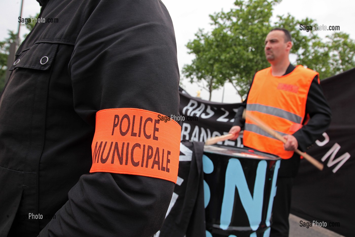 MANIFESTATION NATIONALE DES POLICIERS MUNICIPAUX