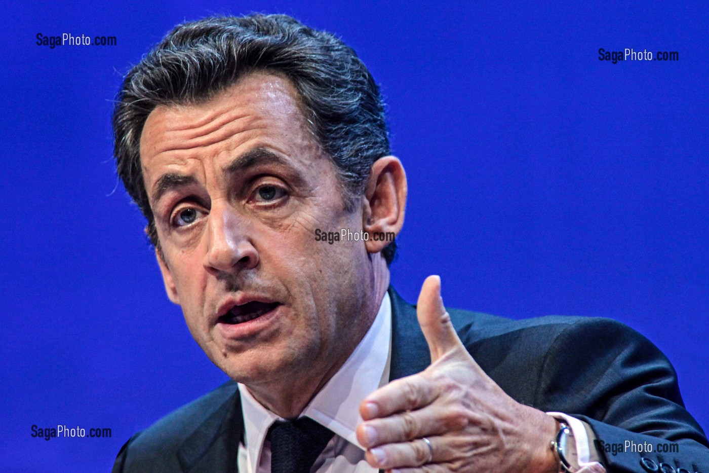 NICOLAS SARKOZY, PRESIDENT DE LA REPUBLIQUE LORS DE LA SEANCE SOLENNELLE D'OUVERTURE DU 93 EME CONGRES DES MAIRES ET DES PRESIDENTS DE COMMUNAUTES DE FRANCE 