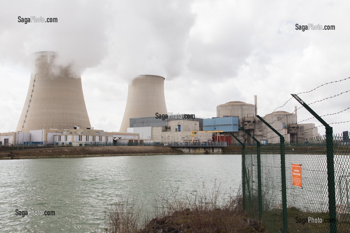 ILLUSTRATION NUCLEAIRE, CENTRALE DE NOGENT-SUR-SEINE, AUBE (10), CHAMPAGNE-ARDENNE, 