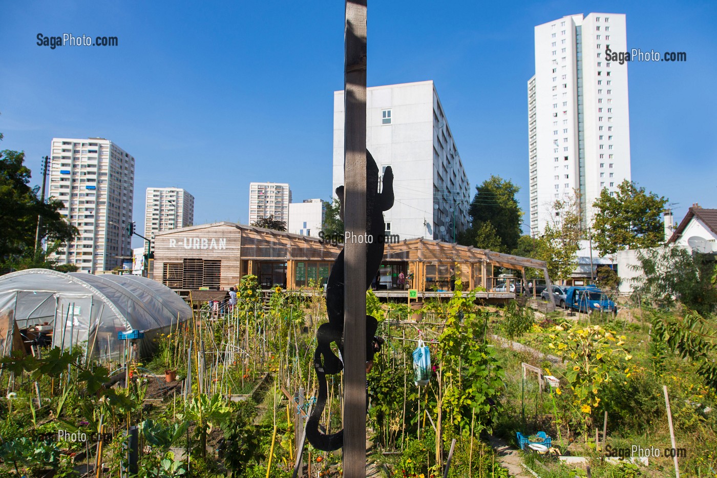 PROJET DE JARDIN EXPERIMENTAL R-UBAN PAR L'ATELIER D'ARCHITECTURE AUTOGEREE (AAA), COLOMBES (92) HAUTS-DE-SEINE, FRANCE 