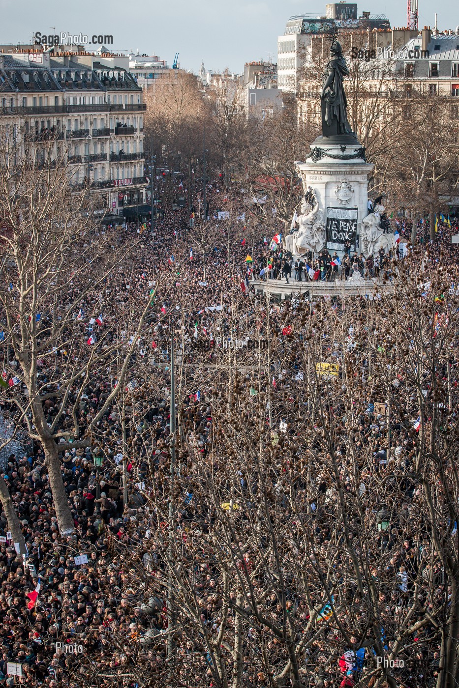 DEFILE CONTRE LE TERRORISME, MARCHE REPUBLICAINE 