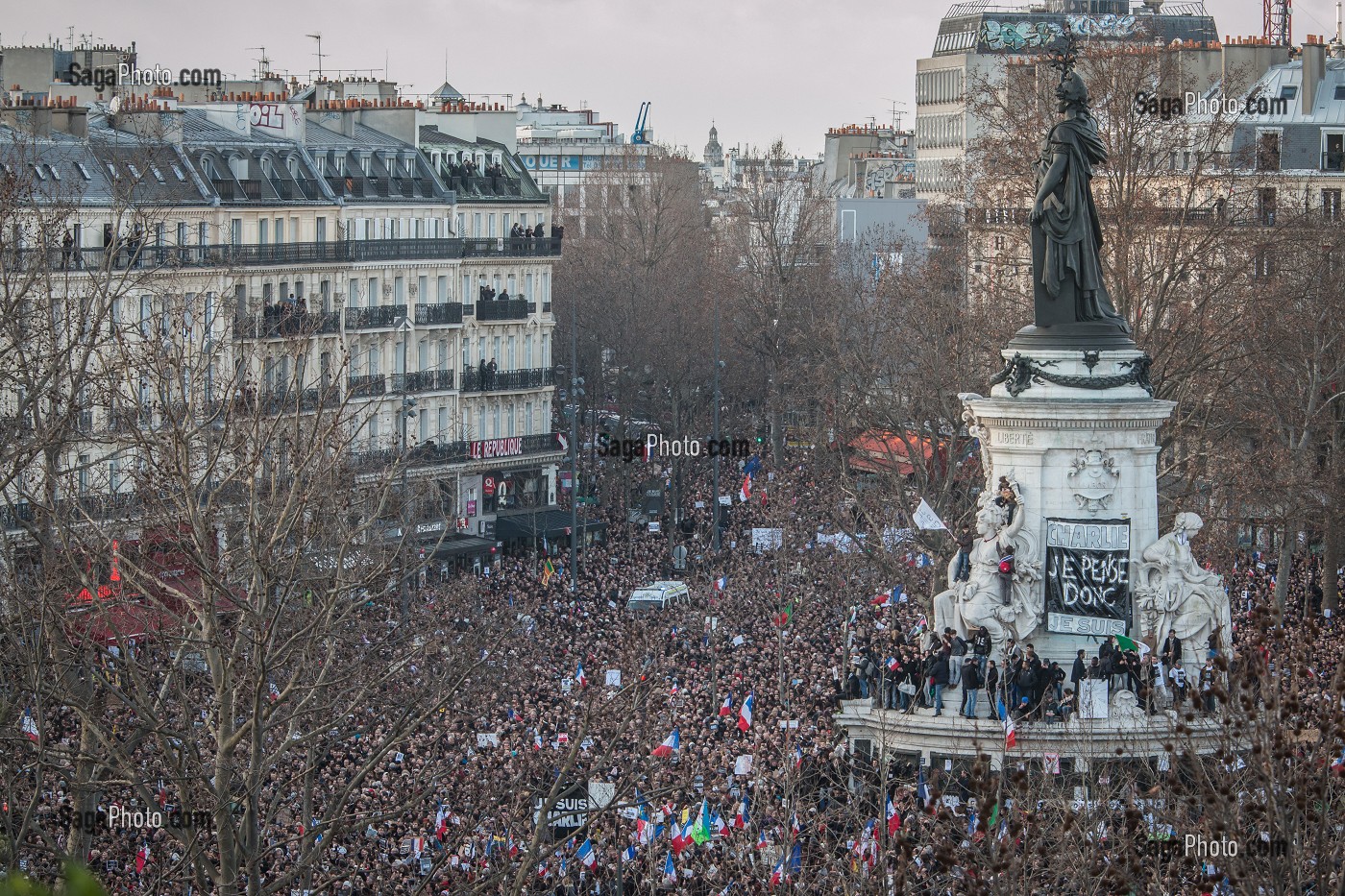 DEFILE CONTRE LE TERRORISME, MARCHE REPUBLICAINE 