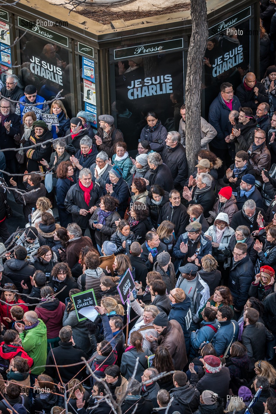 DEFILE CONTRE LE TERRORISME, MARCHE REPUBLICAINE 