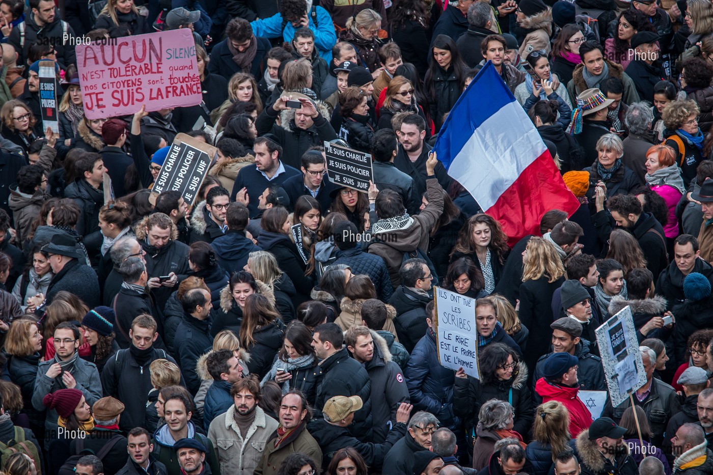 DEFILE CONTRE LE TERRORISME, MARCHE REPUBLICAINE 