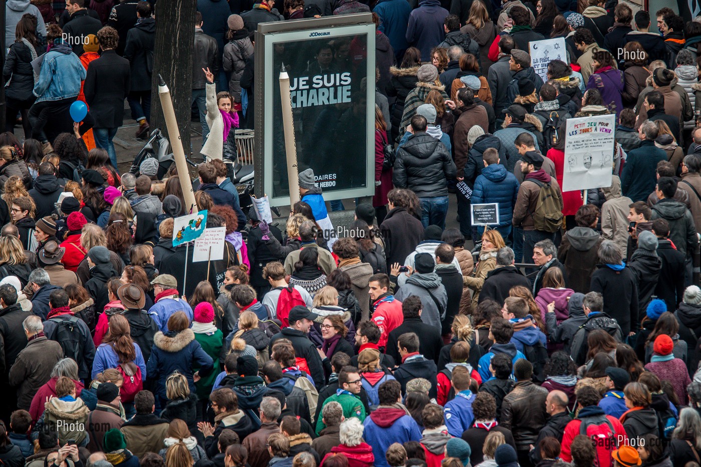 DEFILE CONTRE LE TERRORISME, MARCHE REPUBLICAINE 