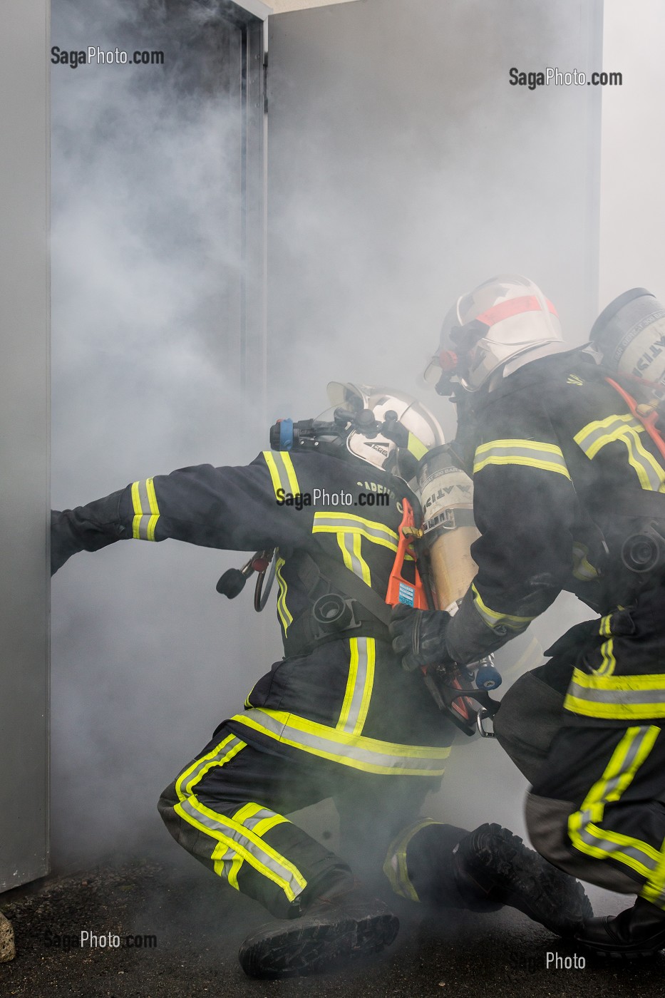 RECONNAISSANCE D'UN BINOME DE SAPEURS POMPIERS 