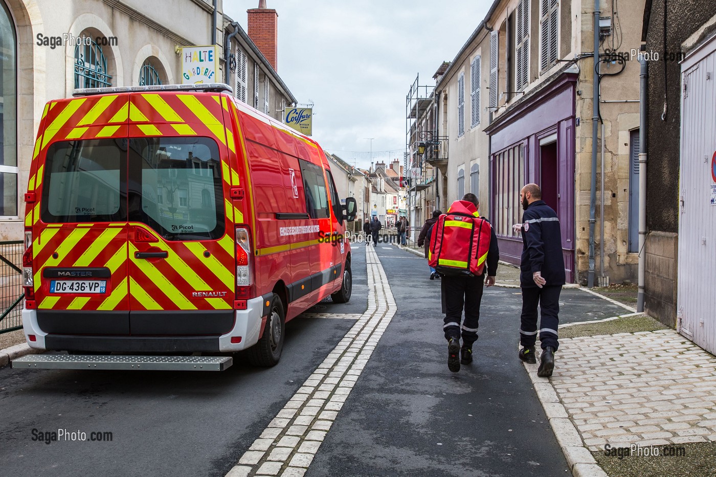 INTERVENTION SAPEURS POMPIERS