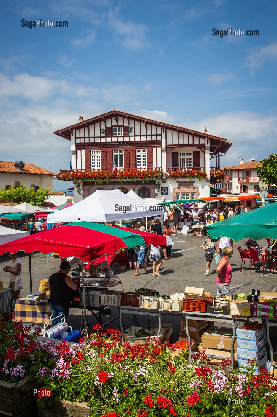 ILLUSTRATION PAYS BASQUE, (64) PYRENEES-ATLANTIQUES, AQUITAINE, FRANCE 