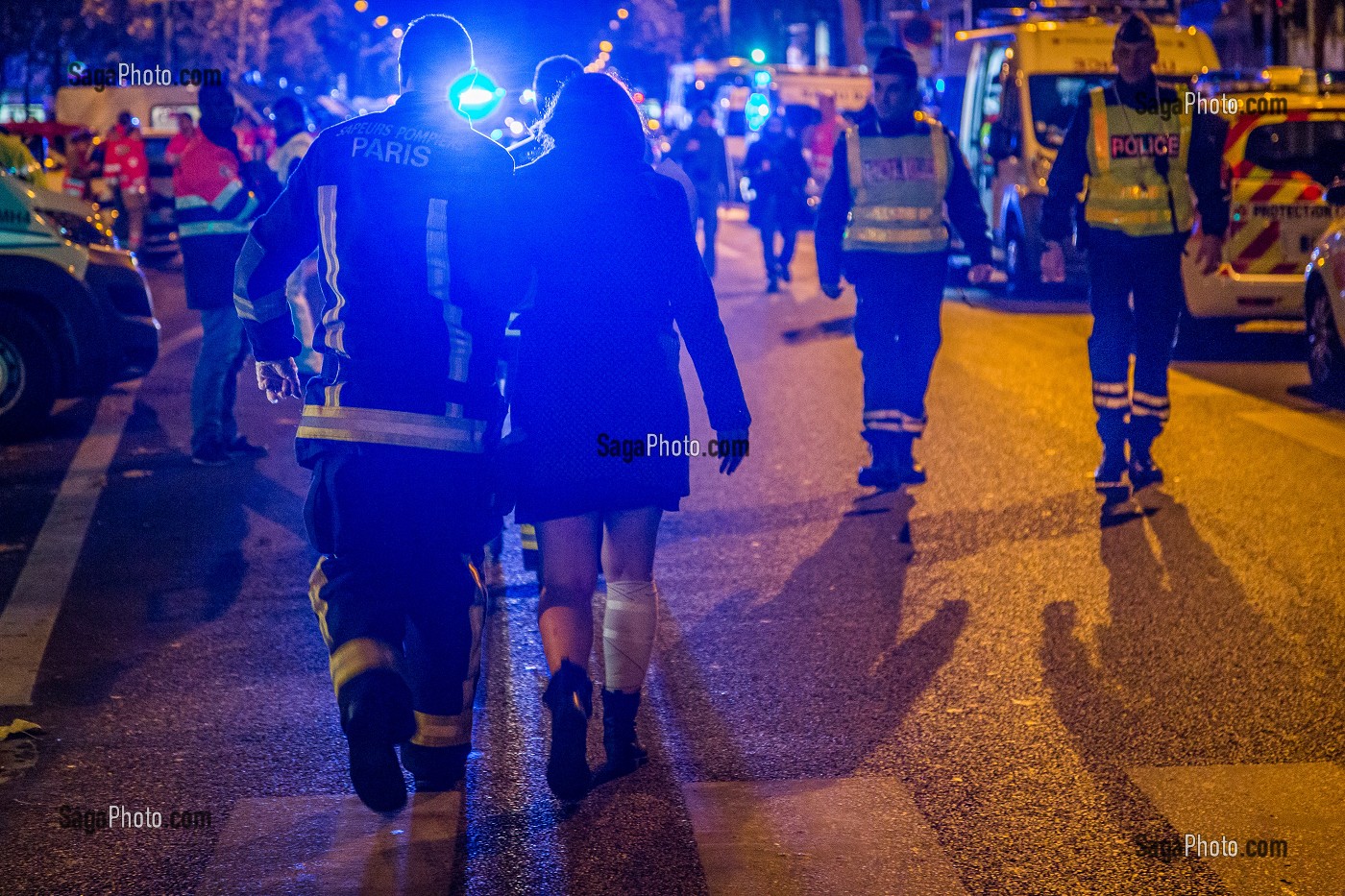 ATTENTAT DE PARIS AU BATACLAN COMMIS PAR DES MEMBRES DE DAESH, ETAT ISLAMIQUE, 11 EME ARRONDISSEMENT, PARIS (75), ILE DE FRANCE, FRANCE 