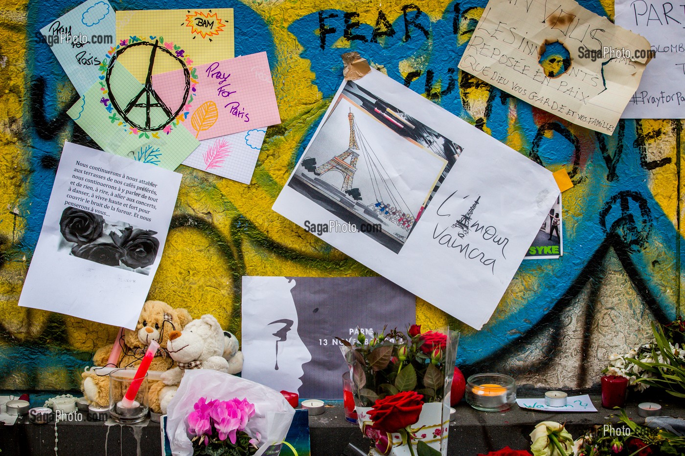ATTENTATS DE PARIS, COMMIS PAR DES MEMBRES DE DAESH, ETAT ISLAMIQUE, 11 EME ARRONDISSEMENT, PARIS (75), ILE DE FRANCE, FRANCE 
