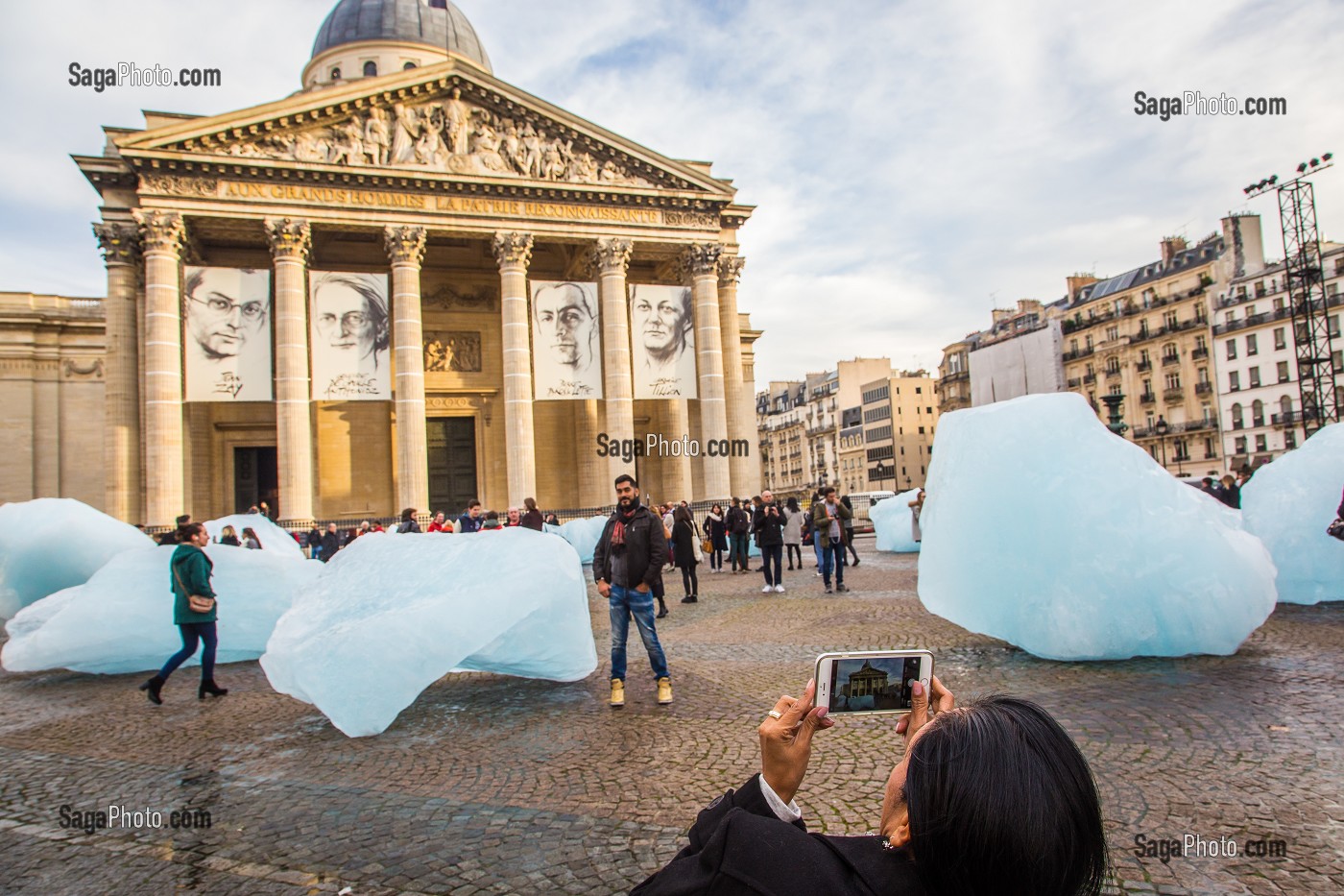 ICE WATCH, UNE MONTRE DE GLACE, PANTHEON 