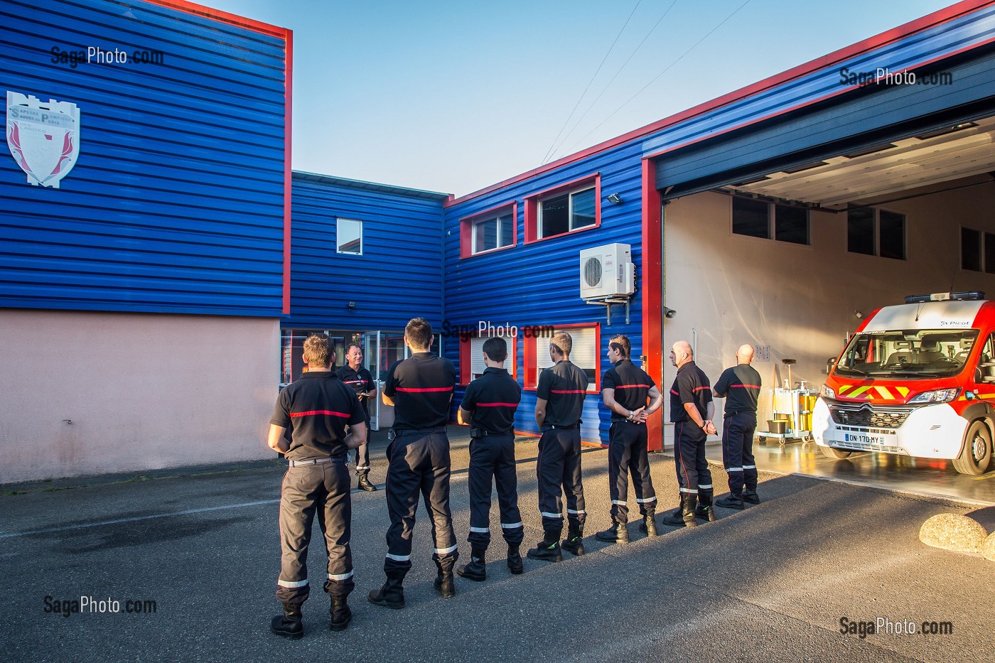 PRISE DE GARDE, CASERNE CAPBRETON