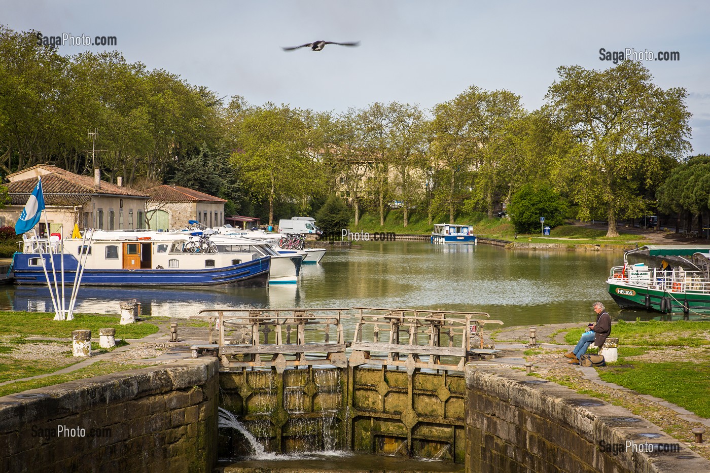 LE CANAL DU MIDI, L'HISTOIRE AU FIL DE L'EAU, LANGUEDOC ROUSSILLON MIDI PYRENEES 