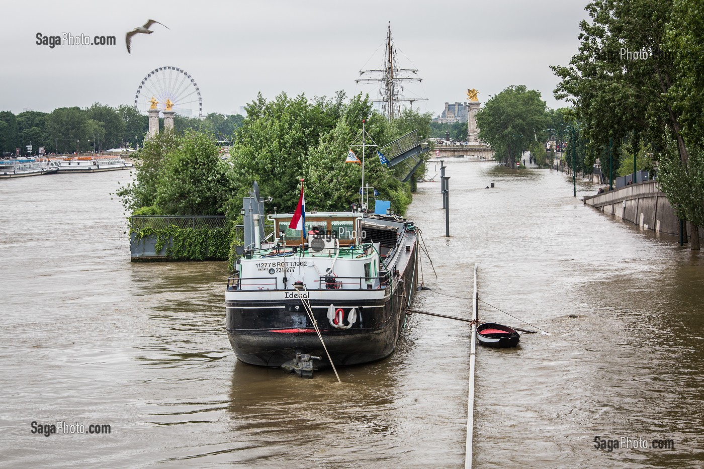 INONDATIONS, CRUE DE LA SEINE, PARIS 2016 