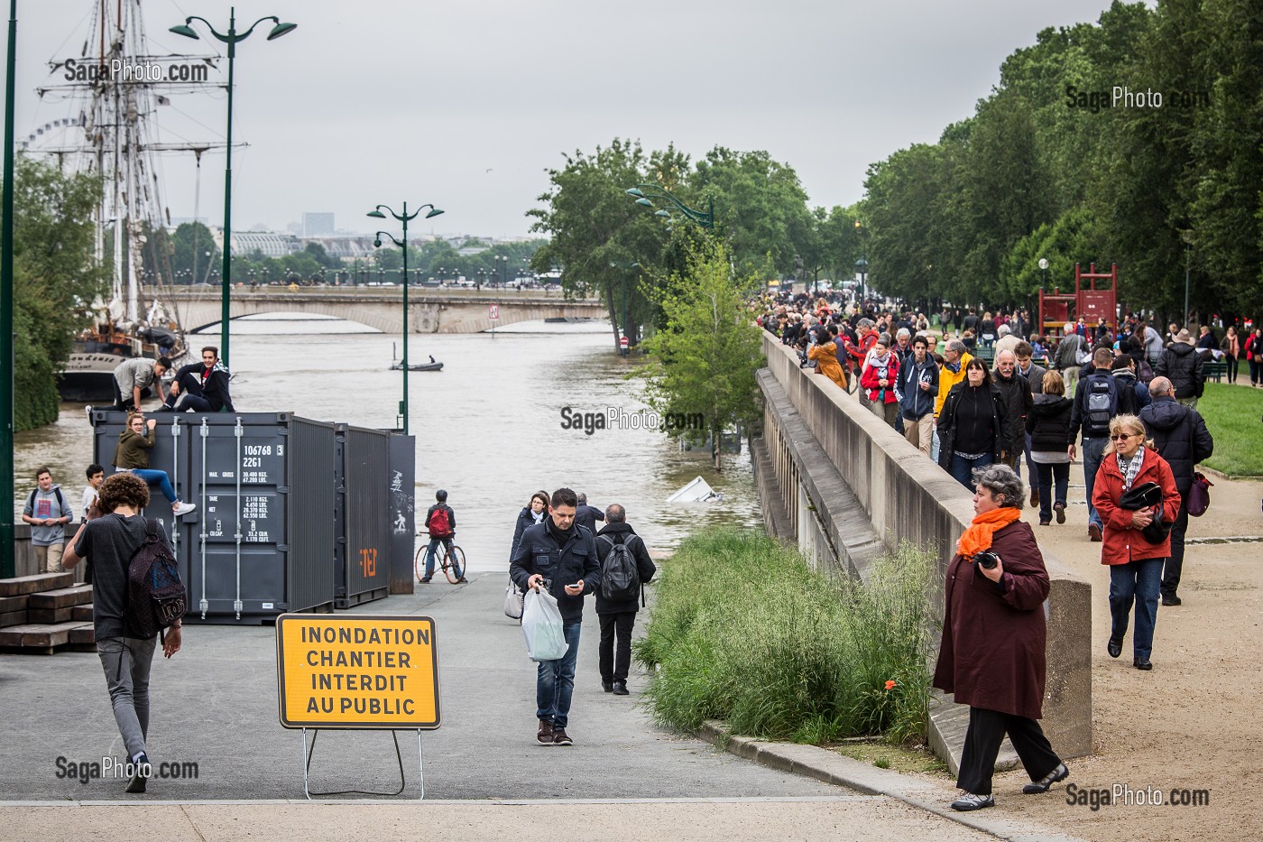 INONDATIONS, CRUE DE LA SEINE, PARIS 2016 